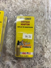 Pro-Shot Cleaning Rod Shotgun Adapter Adapts #8-32 to #5/16-27 Female Brass AD1