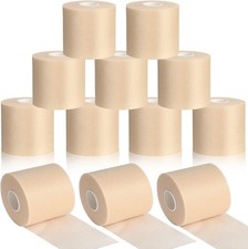 Sumind 12 Rolls Pre Wrap Athletic Tape Bulk Underwrap Athletic Tape Foam Sports