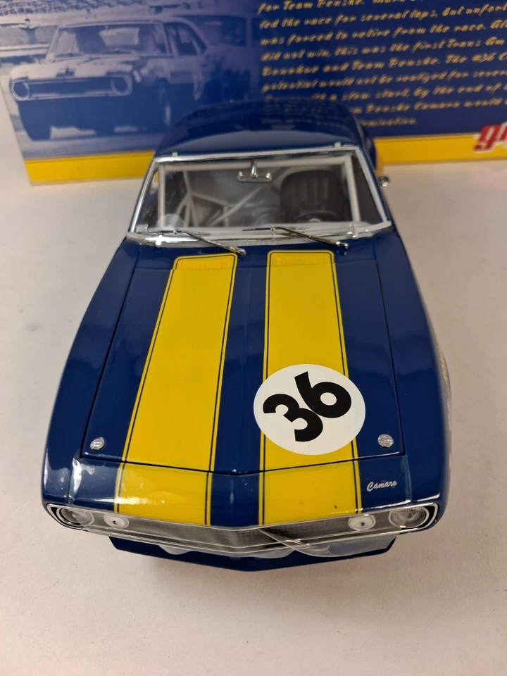 GMP Chevrolet Camaro Z28 #36 Mark Donohue Team Penske 1967 1/18 13021 - Immagine 3 di 4