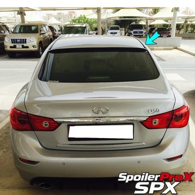 SpoilerProX Rear Window Roof Spoiler Wing  Fits Infiniti Q50 V37 2014-2024 284R