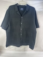 Abercrombie  Fitch Crochet 3D Knit Style Button Up Sweater Polo Grandpa XXL