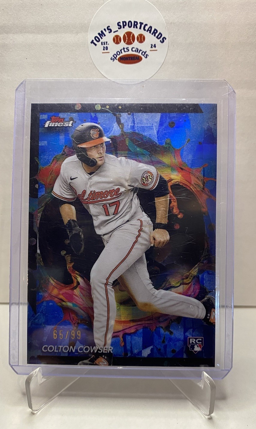 2024 Topps Finest - BLUE Refractor #255 Colton Cowser RC 65/99 RARE