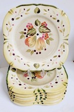 Certified International La Toscana by Pamela Gladding Set 8 Square Plates