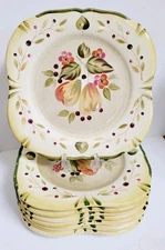 Certified International La Toscana by Pamela Gladding Set 8 Square Plates