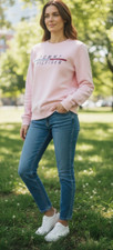 Tommy Hilfiger sports Women's pink Spellout Sweater size S