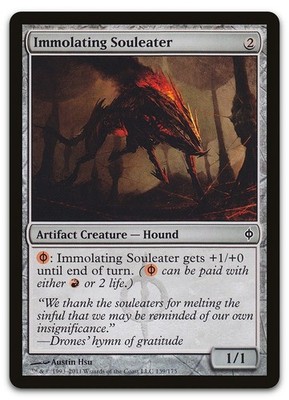 Immolating Souleater #139 (NM) New Phyrexia NPH Magic MTG