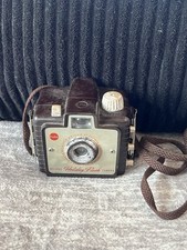Vintage 1950s Kodak Brownie Holiday Flash Camera original strap intact- untested