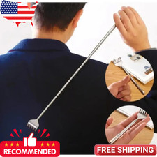Stainless Steel Back Scratcher Extendable Telescopic Itch Relief Massager Tool