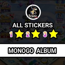 MO_GO - ⭐ 1 , ⭐⭐ 2, ⭐⭐⭐ 3 -  ALL STICKERS - EVER AFTER ALBUM