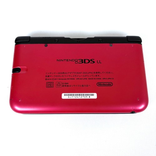 Console Nintendo 3DS XL LL Rosso Nero NTSC-J Edizione Giapponese - Foto 9 di 21