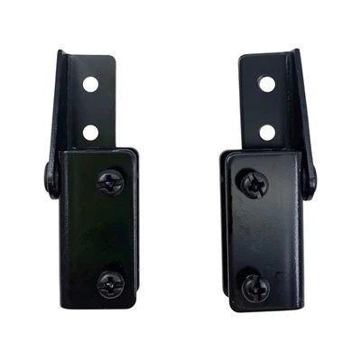 CR LAURENCE CRL Black Recess Mount Glass Door Hinge Pair for Frameless Glass Doors