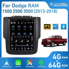 GEN 4 Android Car Radio Tesla Screen for Dodge RAM 1500 2500 3500 2013-18 Stereo