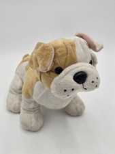 Webkinz Bulldog Puppy Plush Dog Ganz Brown White HM679 No Code