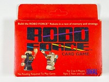 1984 ROBO FORCE Card Game by IDEAL Unopened - Nazgar, Maxx Steel Copter Hun