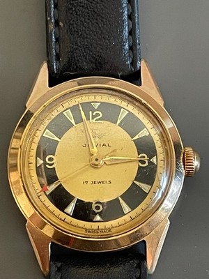 JOVIAL 17 Jewels Swiss Made Vintage  Armbanduhr Handaufzug