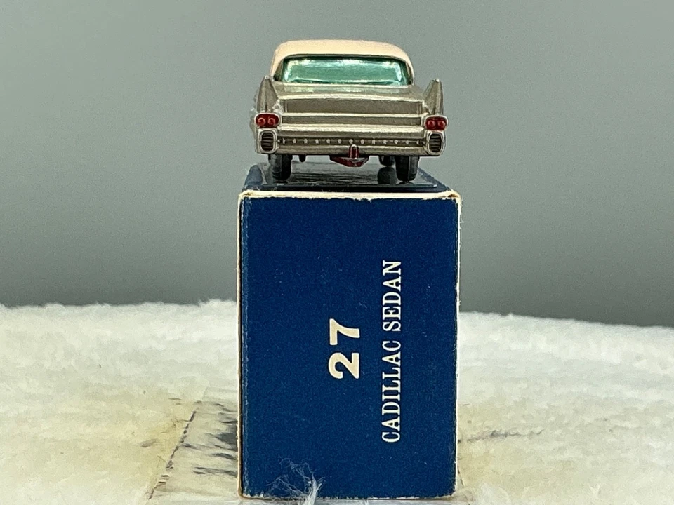 Vintage Matchbox#27C, Cadillac,v.MINT box original - Image 4 of 4