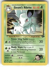 Giovanni's Nidorina 44/132 Uncommon Gym Challenge Pokemon Unlimited LP on eBay