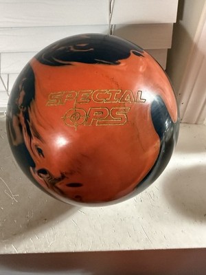 900 Global Special Ops Reactive Resin Drilled 16 lb Black/Orange Med-Heavy USBC