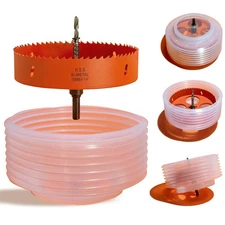 6.25 Hole Saw for Recessed Lights Can Lights, 6-1/4 Inch inch, Orange 