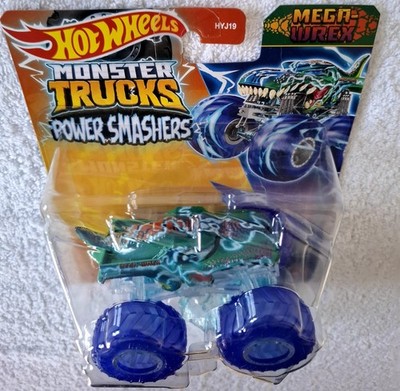 Monster Trucks Mega-Wrex 2024, Power Smashers, Includes Crushed Car