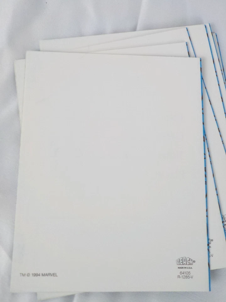 Vintage 1994 Marvel Spider-Man Birthday Invitations 8 Cards 5 Envelopes Opened - Image 4 of 4
