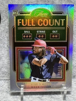 2024 James Wood 01/10 Panini Three and Two Full Count Silver Rookie Nationals