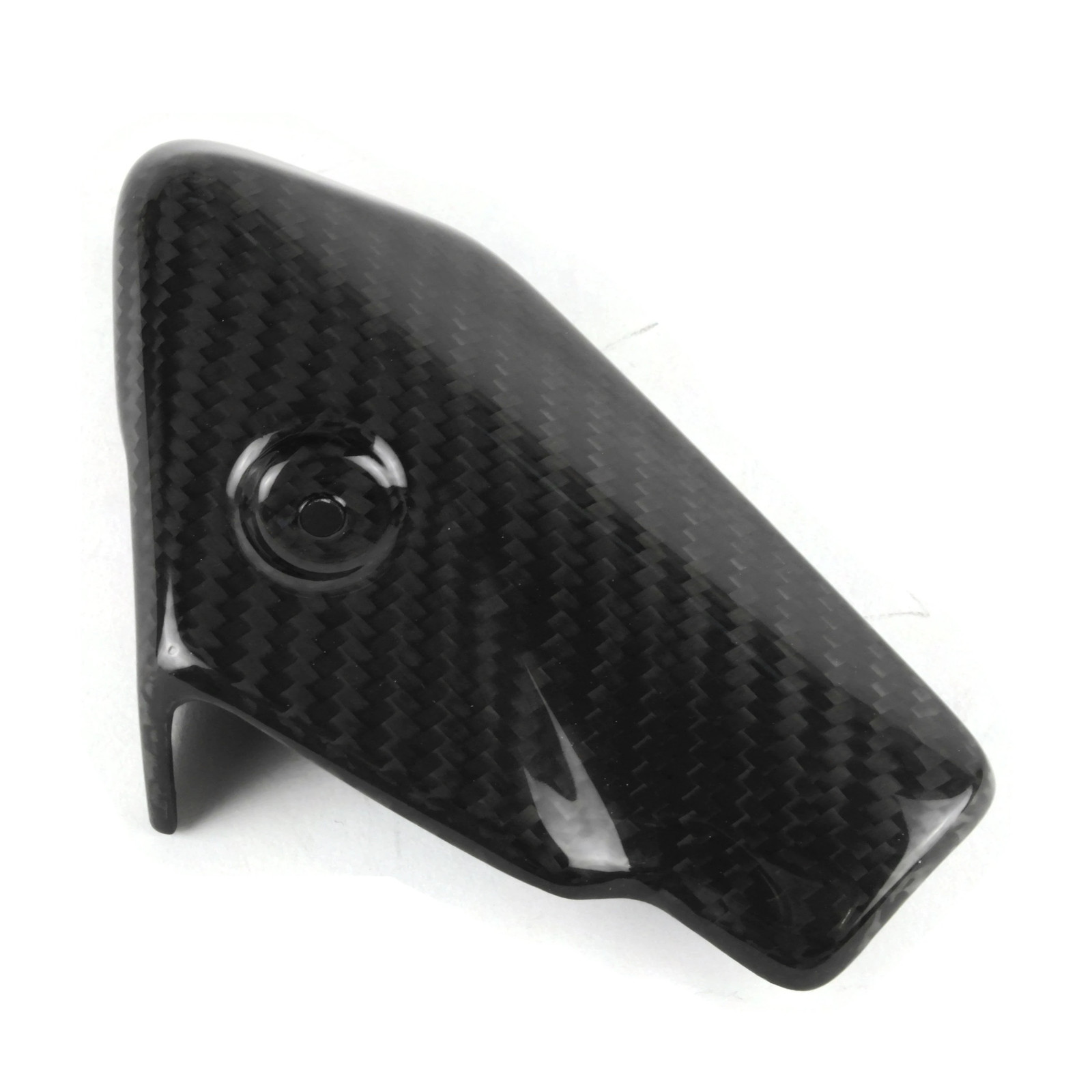 Carbone pare chaleur KTM 1290 Super Duke 2020 et plus protection pot d echappement noir brillant