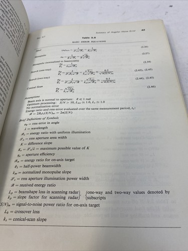 Handbook of Radar Measurement by David K. Barton and Harold R. Ward 1969 - Imagen 11 de 12