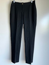 J.JILL Black Mid Rise Straight Leg Ankle Crop Pants Size 4
