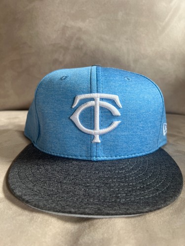 Minnesota Twins Mütze New Era 59Fifty nicht verstellbar 7 5/8 hellblau NEU KOSTENLOSER VERSAND