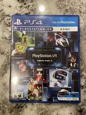 PlayStation VR Demo Disc Sony PlayStation PS4 Game Used