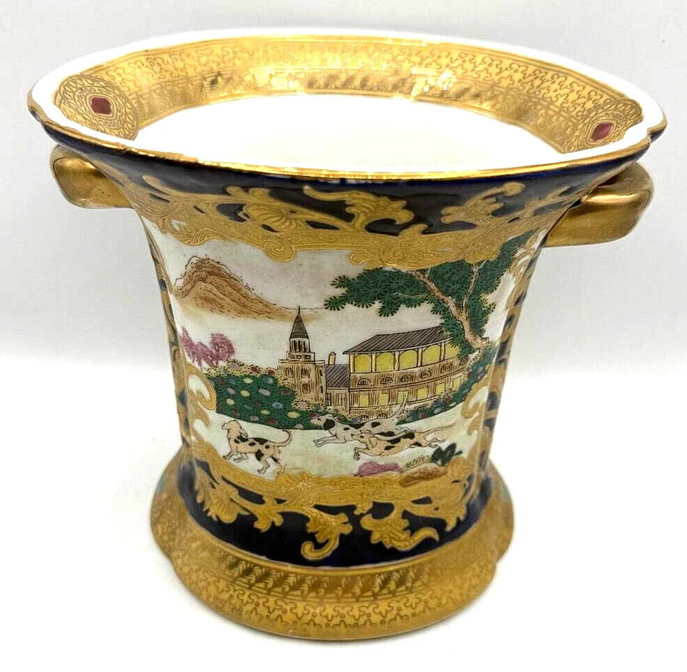 陶瓷黄金古风原创中国风花瓶| eBay