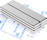 Min Ci 50X10X3Mm Neodym Magnete Extra Stark,Rechteckige Magnete 6 StüCk Magnete