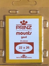 PRINZ STAMP MOUNTS 22/26 - ***WE ARE A VETERAN SUPPORTIVE BUSINESS***
