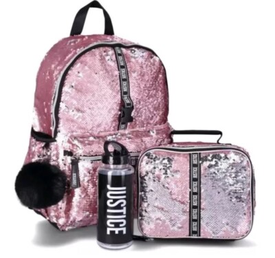 Sequin Backpack Set Justice For Girls Backpacks Justice Girls - Main Image