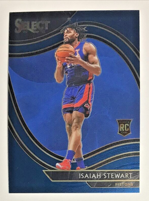 Isaiah Stewart 2020-21 Panini Select #285 Courtside Blue Retail NBA Rookie Card