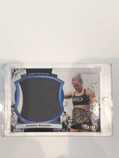 Ronda Rousey 2012 Topps Jumbo Authentic Fight Mat Relic /88 UFC Strikeforce