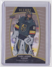 2019-20 UD ALLURE PEWTER BASE PARALLEL MARC-ANDRE FLEURY #57 GOLDEN KNIGHTS
