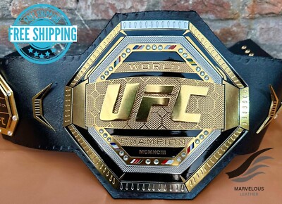 UFC Legacy Championship Title Belt Brass Gold Adult Size Replica