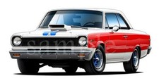 1969 Amc Hurst Sc Rambler Muscle Car Tshirt 9501 Scrambler Automotive Art