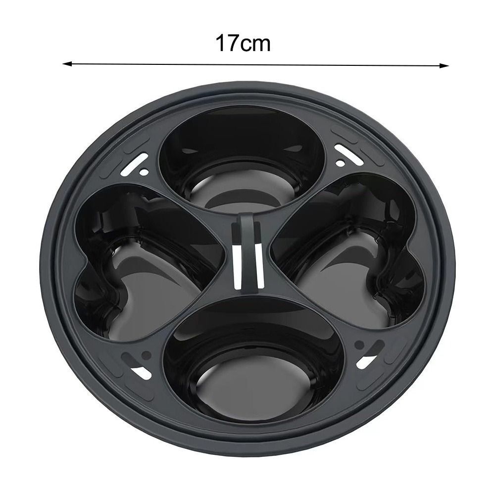 4in1 Egg Steamer Basket Household Eggs Poachers Stand Steamer Tray for