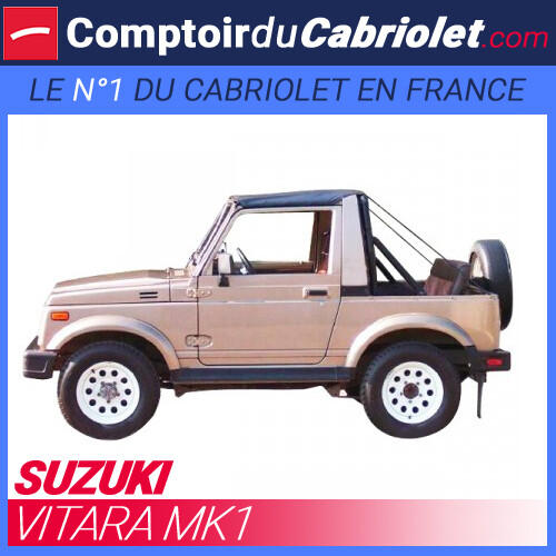 Bikini Suzuki Vitara MK1 capote été pour balade 4x4 en vinyle