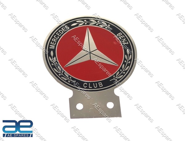 FüR Mercedes Benz Club Auto Frontgrill Abzeichen Aufkleber Vintage Autos Ecs-image