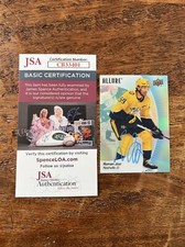 Roman Josi IP Signed Upper Deck Allure Card JSA Coa Predators Autographed