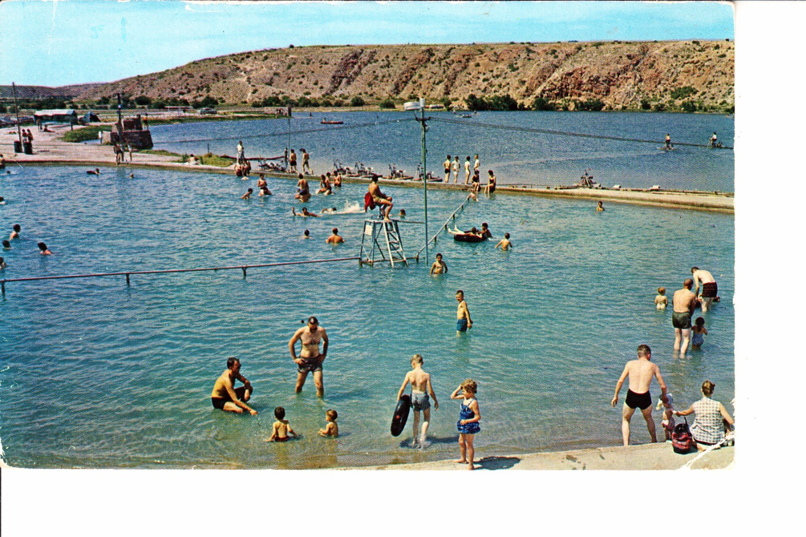 Roswell, NM Swimming Pool At Bottomless Lakes 1950s eBay