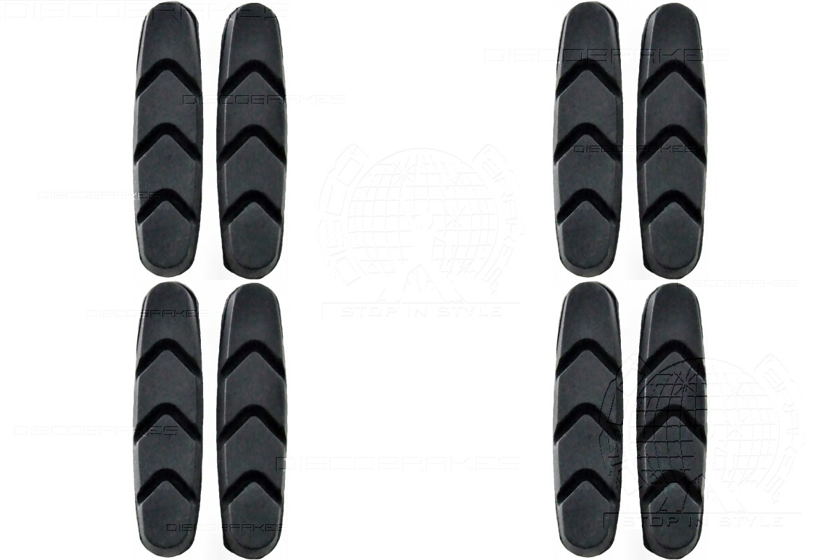 4 Pairs Road Brake Pad Inserts for Old Campagnolo Record Chorus Centaur,Len:53mm