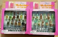 GLORIA 2 WINE RACK CABINET A & B BOTTLES LIQUOR PLAY SET DOLL HOUSE Furniture