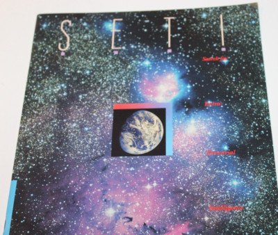 Vintage 1990 SETI Search For ExtraTerrestrial Intelligence 32 pg Brochure NASA