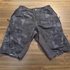 Endura Hummvee Short 2 Mens size Large Blue Camouflage Downhill cycling Nylon