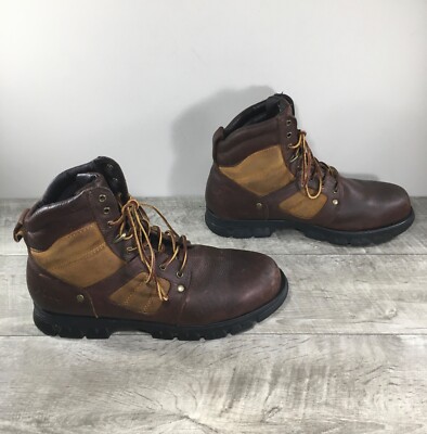 Mens Ralph Lauren Polo Diego Chukka Rugged Brown Leather Ankle Work Boots 13 D